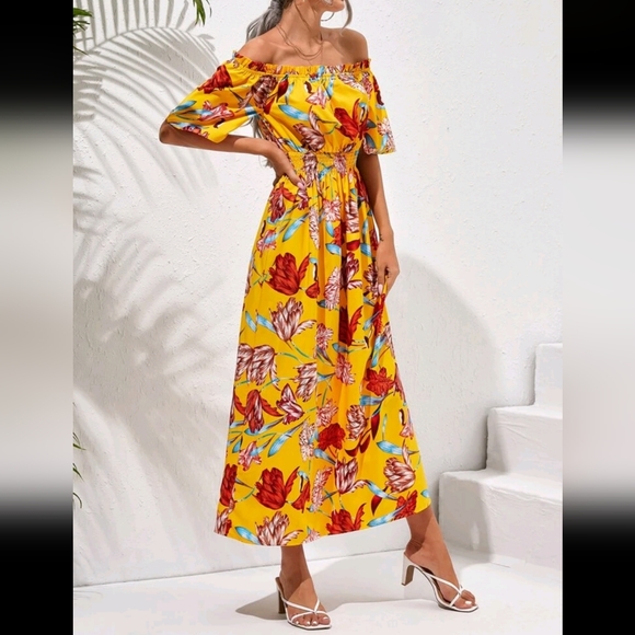 🌹 HOST PICK 🌹 SHEIN Off Shoulder Dress Size XL - Picture 3 of 6